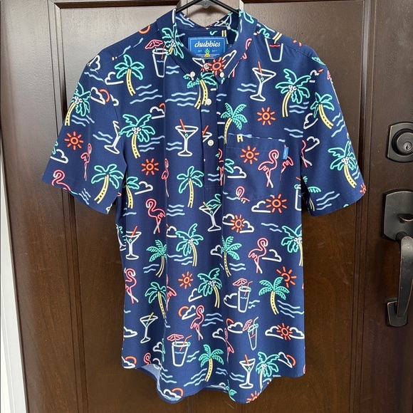 Like New Chubbie’s Performance Polo Neon Light Size Large - Picture 3 of 12